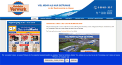Desktop Screenshot of getraenke-vorwerk.de